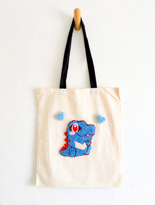 Bolso tote Bordageek con diseño de Totodile, Pokémon, en tela resistente con asas para llevar cómodamente.